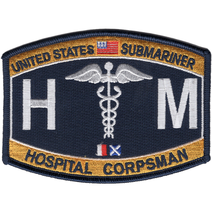 RATING HOSPITAL CORPSMAN HM PATCH