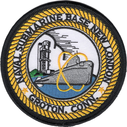 NAVAL SUBMARINE BASE NEW LONDON GROTON COMMAND PATCH collection thumbnail