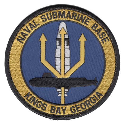NAVAL SUBMARINE BASE KINGS BAY COMMAND PATCH collection thumbnail