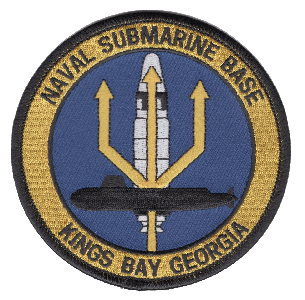 NAVAL SUBMARINE BASE KINGS BAY COMMAND PATCH