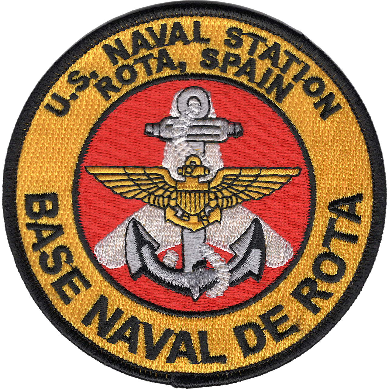 US NAVAL SATION ROTA SPAIN COMMAND PATCH