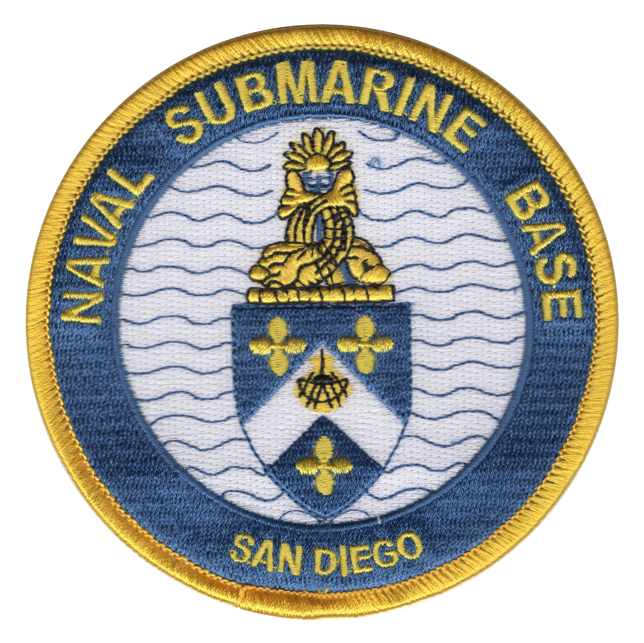 NAVAL SUBMARINE BASE SAN DIEGO COMMAND PATCH