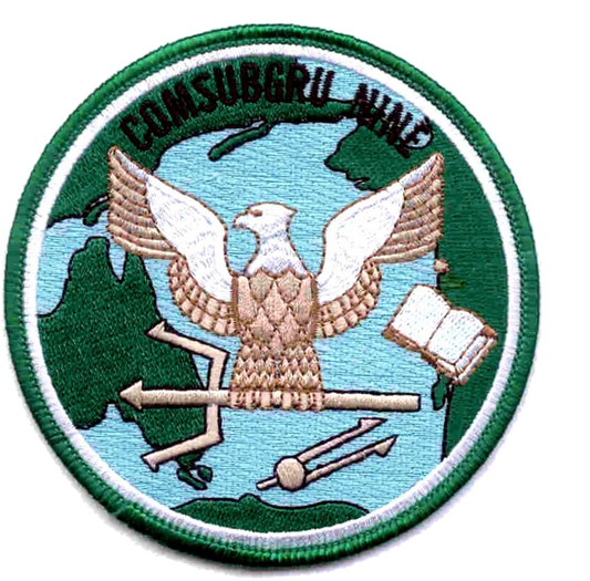 COMSUBGRU NINE / COMMAND SUBMARINE GROUP 9 PATCH. collection thumbnail