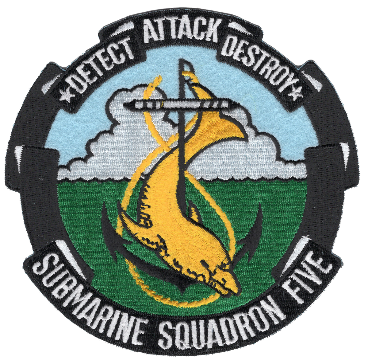 SUBMARINE SQUADRON FIVE / SUBRON 5 PATCH