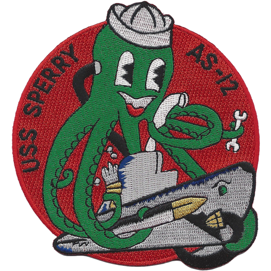 USS SPERRY AS - 12  OCTOPUS PATCH collection thumbnail