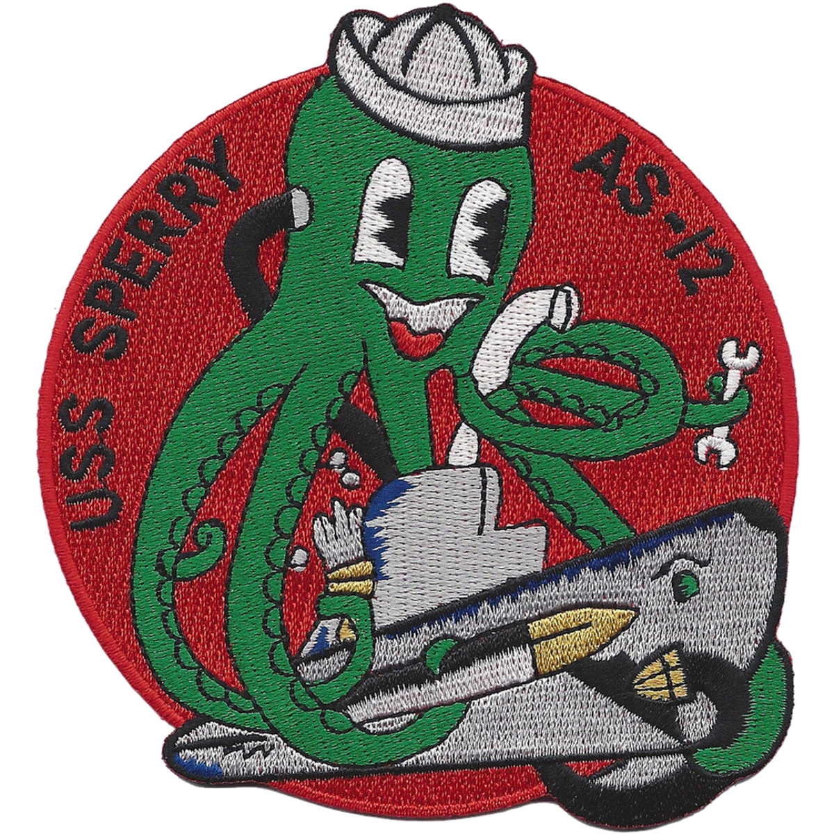 USS SPERRY AS - 12  OCTOPUS PATCH