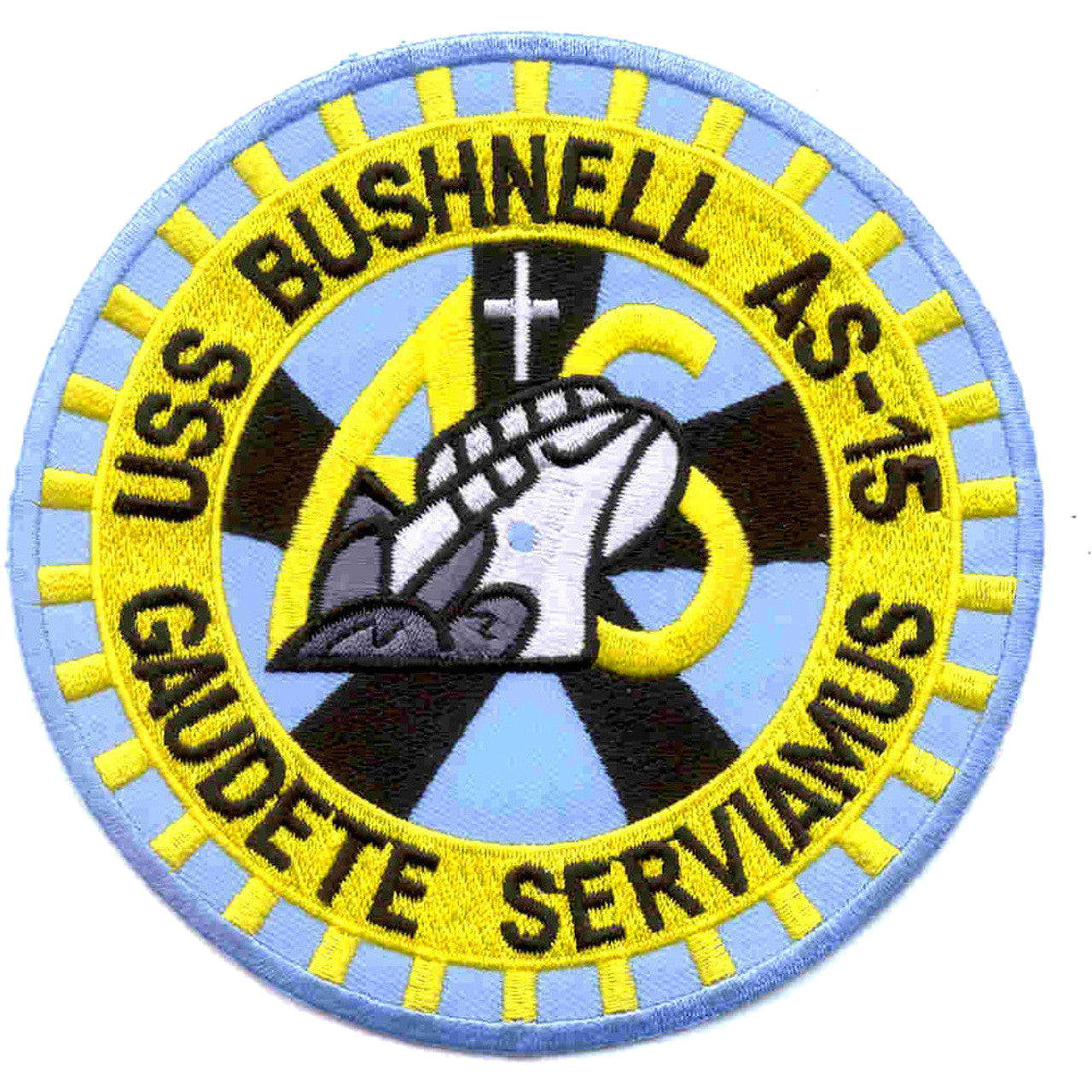 USS BUSHNELL AS - 15 PATCH