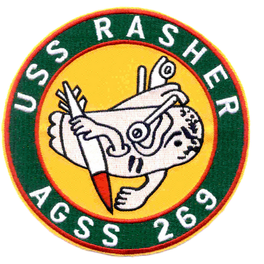 USS RASHER AGSS 269 PATCH collection thumbnail