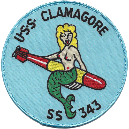 USS CLAMAGORE SS - 343PATCH collection thumbnail