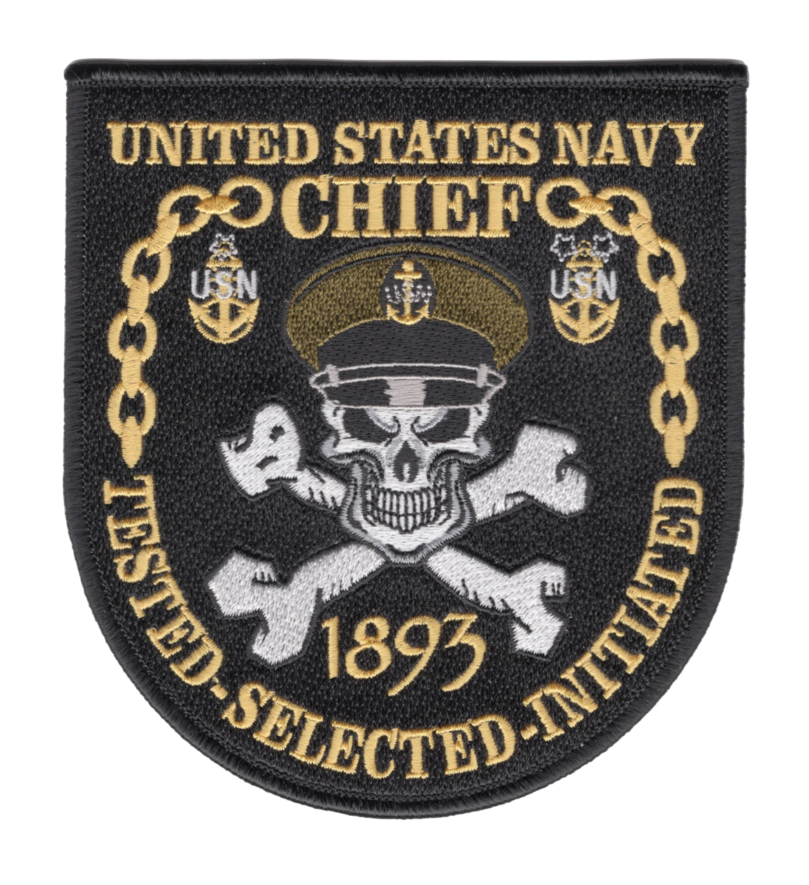US Navy Chief PATCH   Tested Selected Initiated