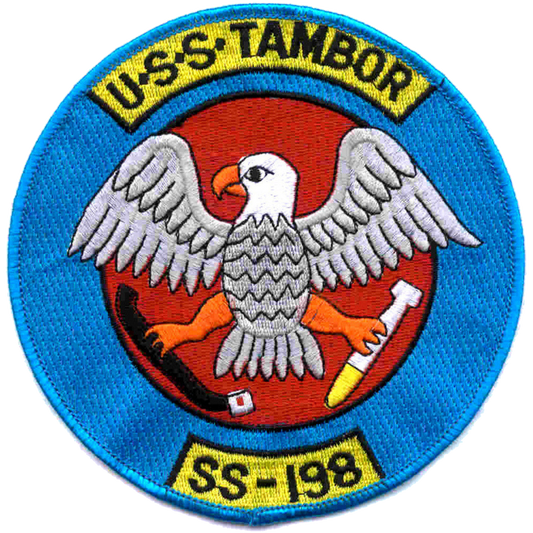 USS TAMBOR SS 198 PATCH collection thumbnail