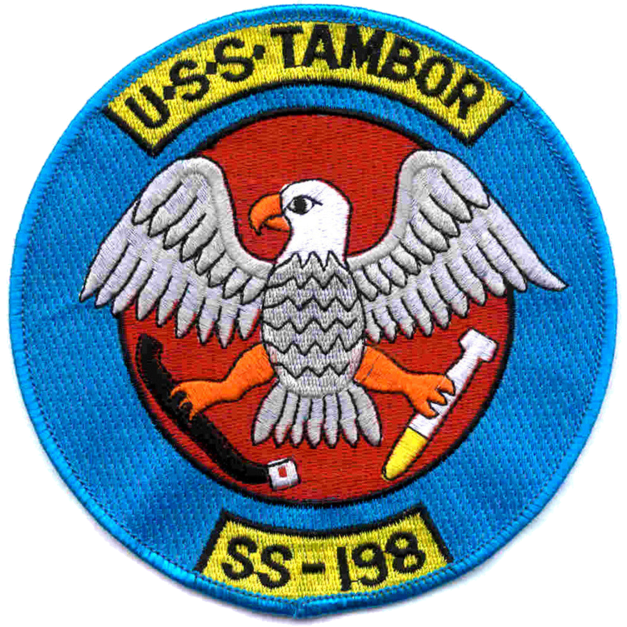 USS TAMBOR SS 198 PATCH