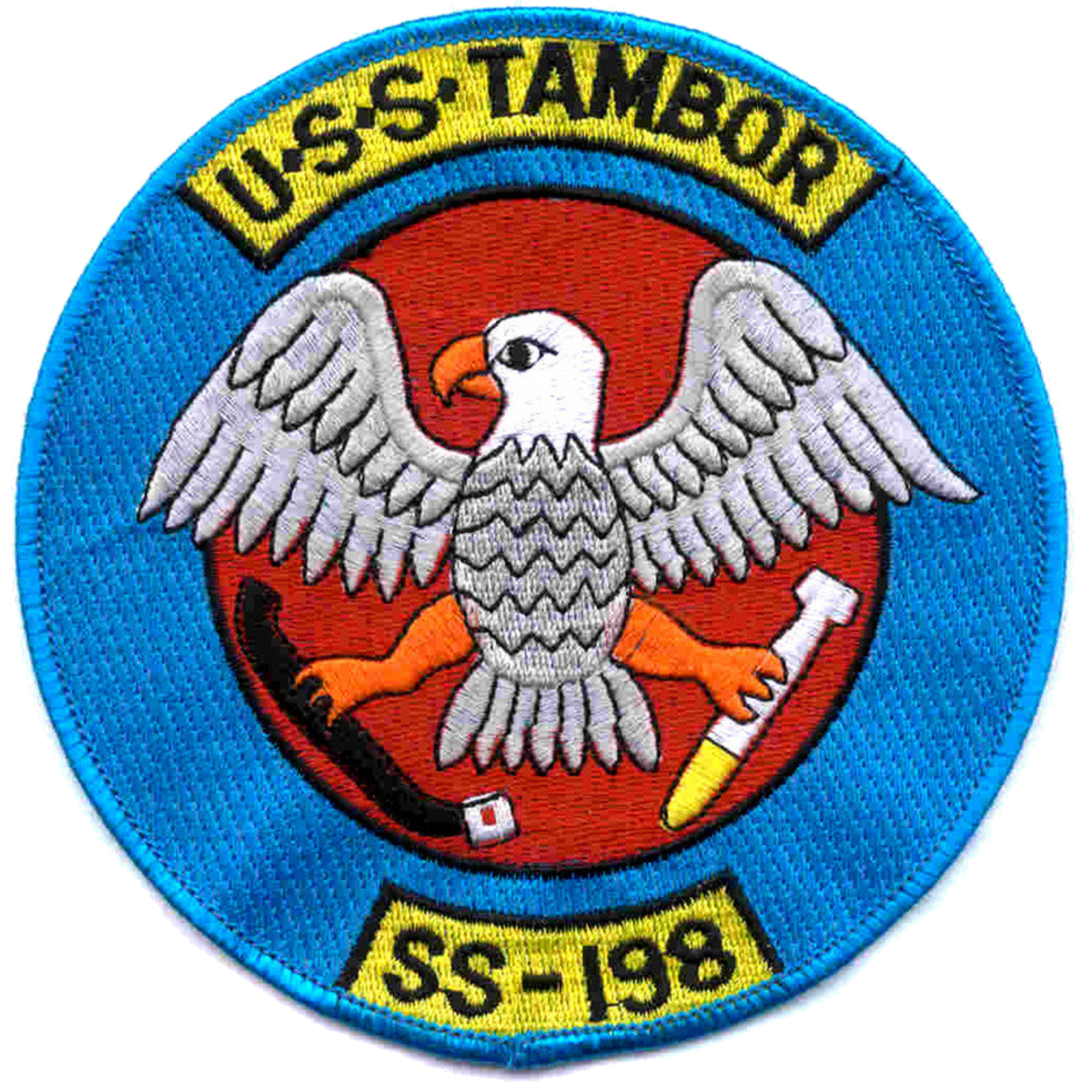 USS TAMBOR SS 198 PATCH