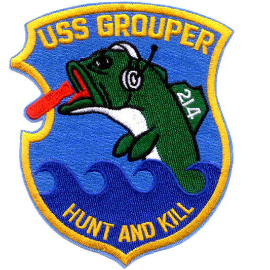USS GROUUPER SS 214 PATCH collection thumbnail