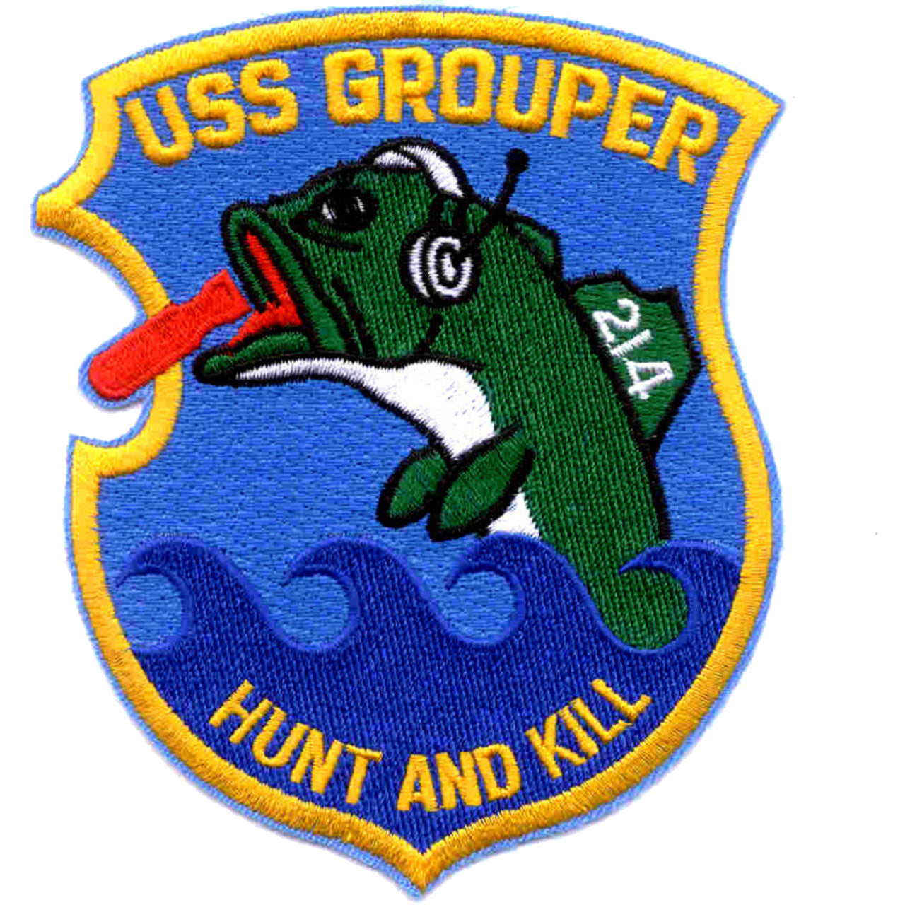 USS GROUUPER SS 214 PATCH
