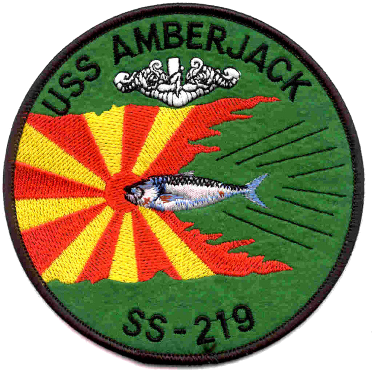 USS AMBERJACK SS 219 PATCH