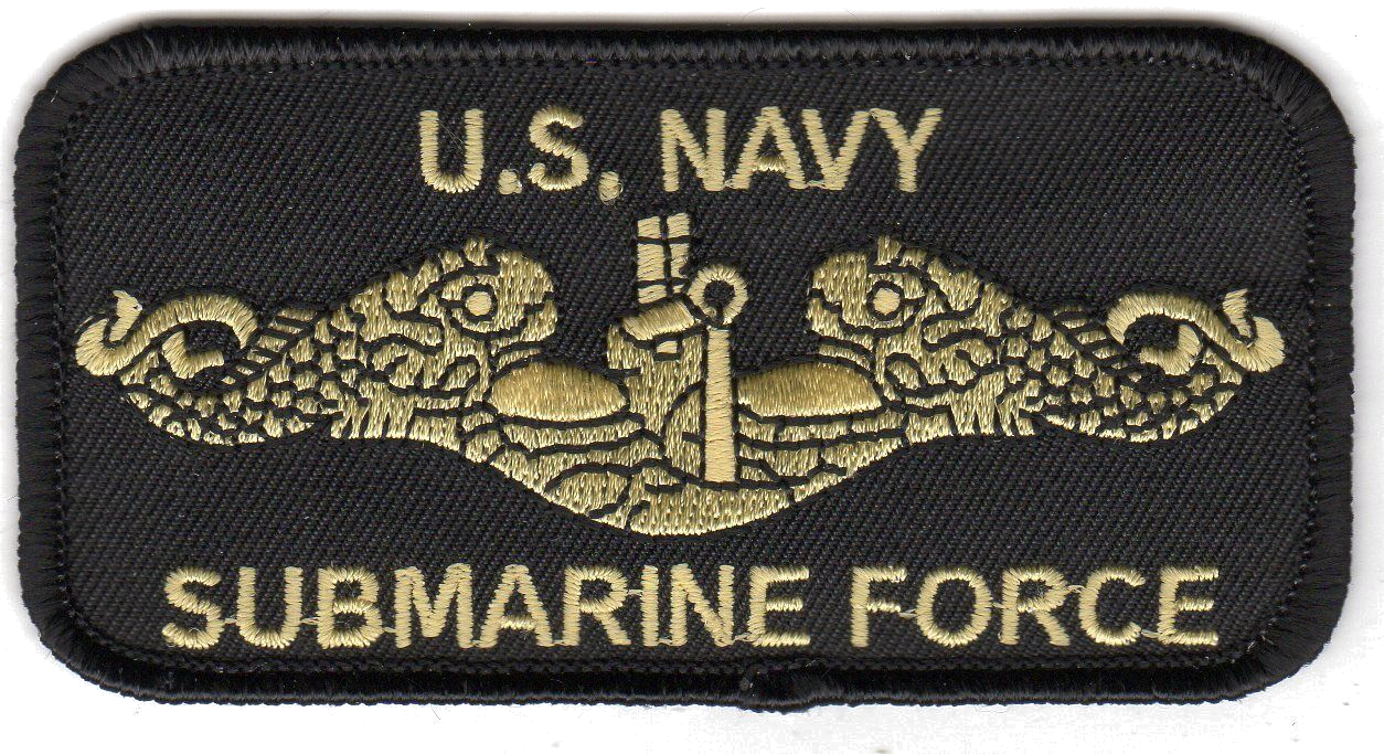 US NAVY Submarine Force Gold PATCH