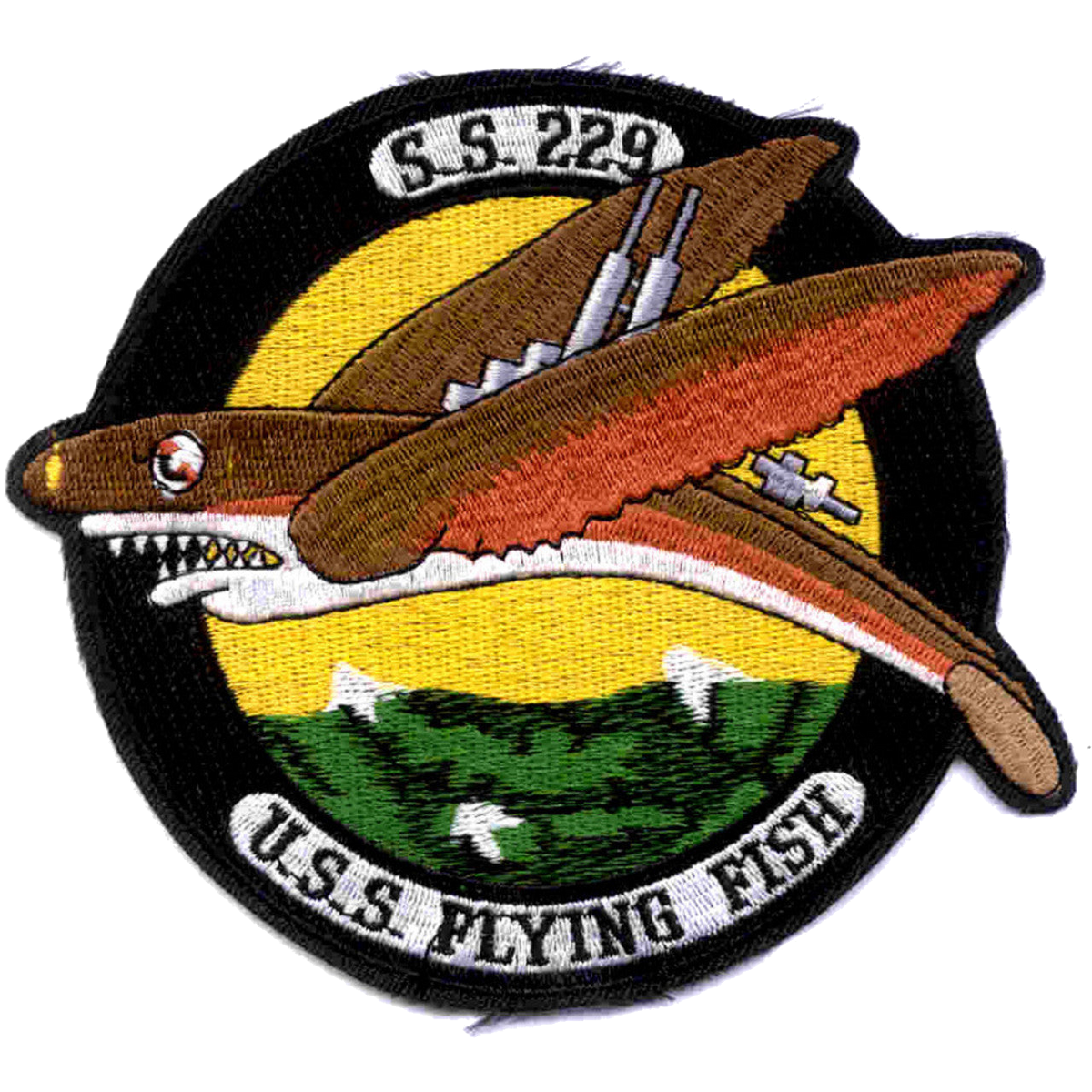 USS FLYING FISH SS 229 PATCH