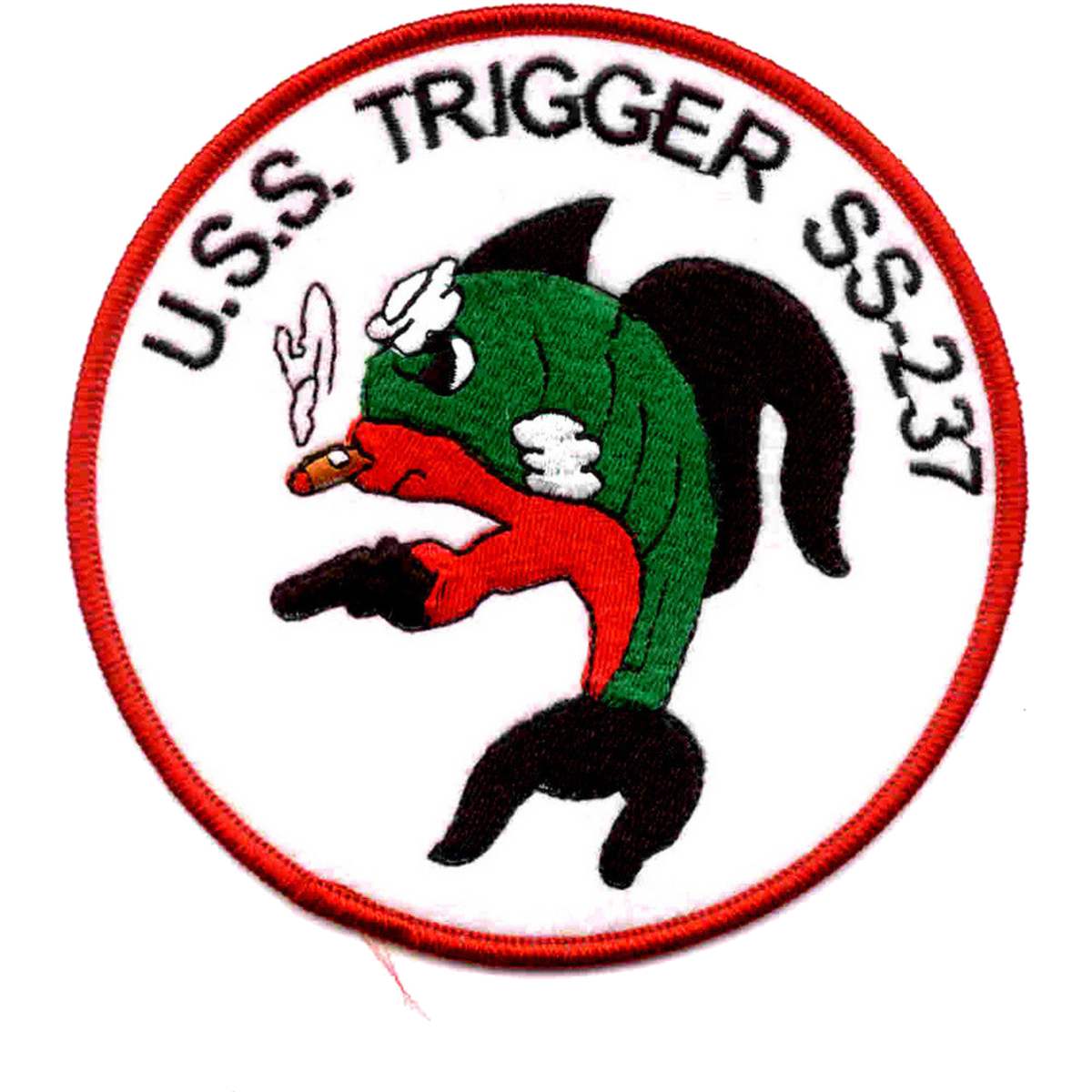 USS TRIGGER SS 237 PATCH