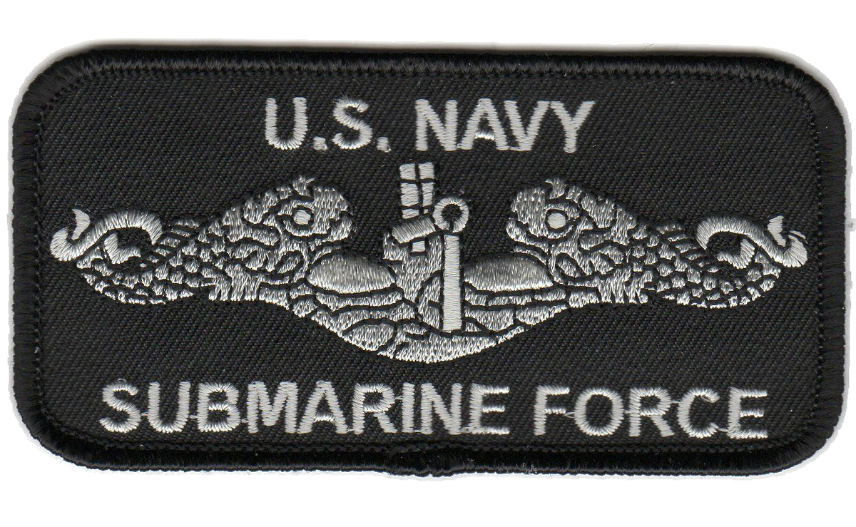 US NAVY Submarine Force Silver PATCH