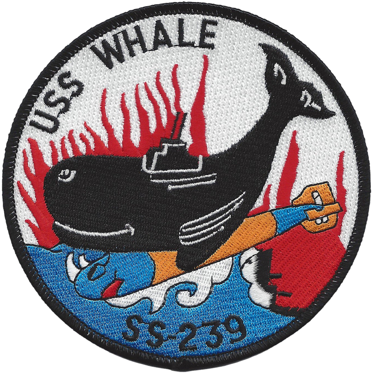 USS WHALE SS 239 PATCH
