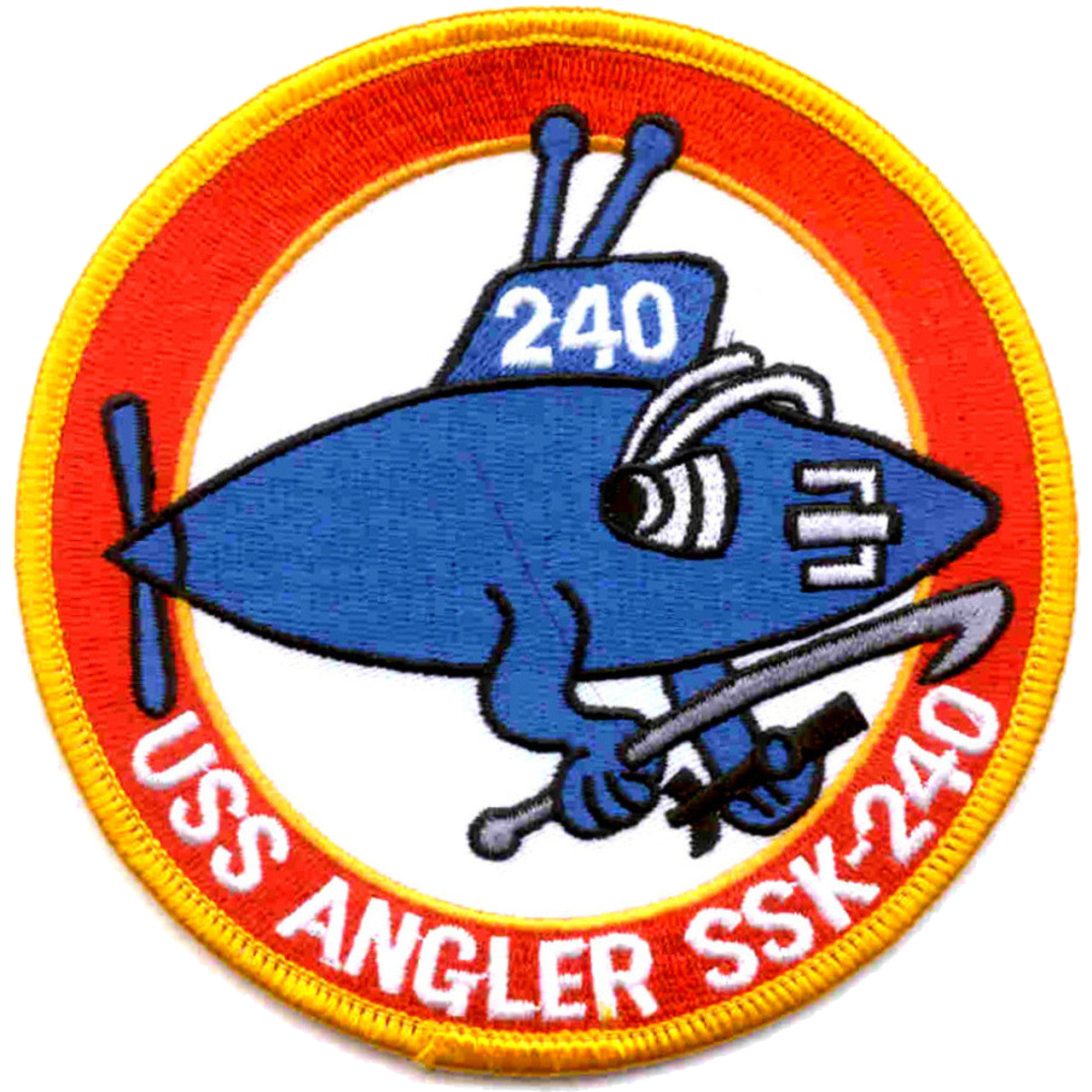 USS ANGLER SSK 240  PATCH