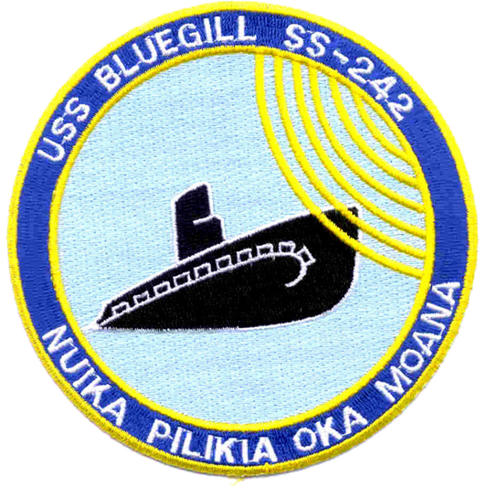 USS BLUEGILL SS 242 PATCH collection thumbnail