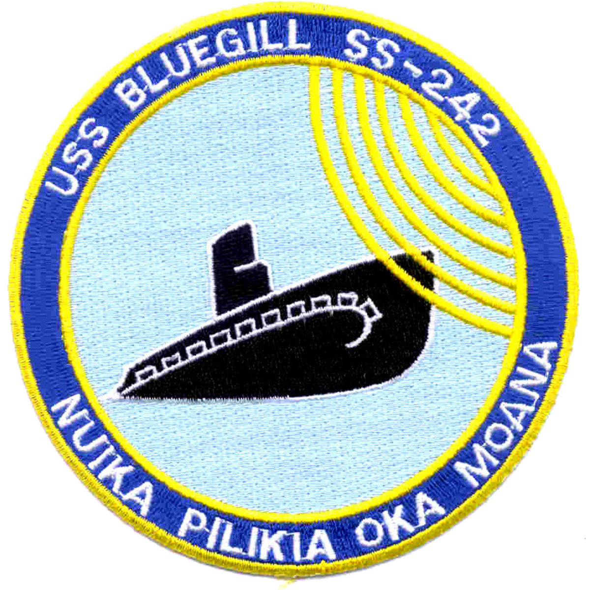 USS BLUEGILL SS 242 PATCH
