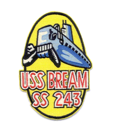 USS BREAM SS 243 PATCH collection thumbnail