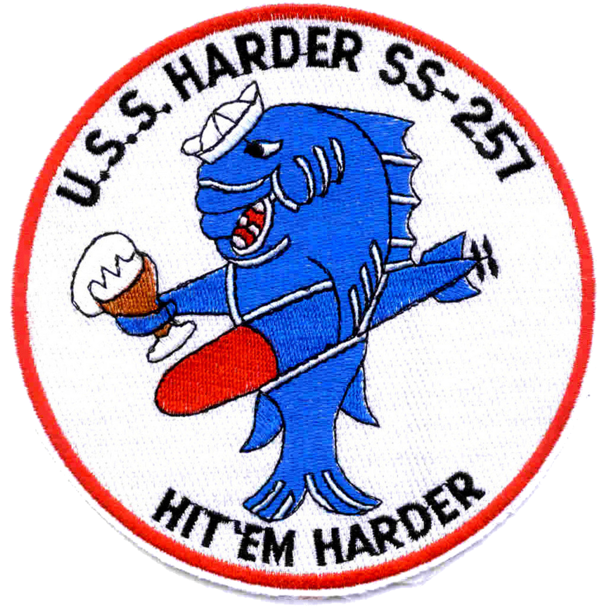 USS HARDER SS 257 PATCH