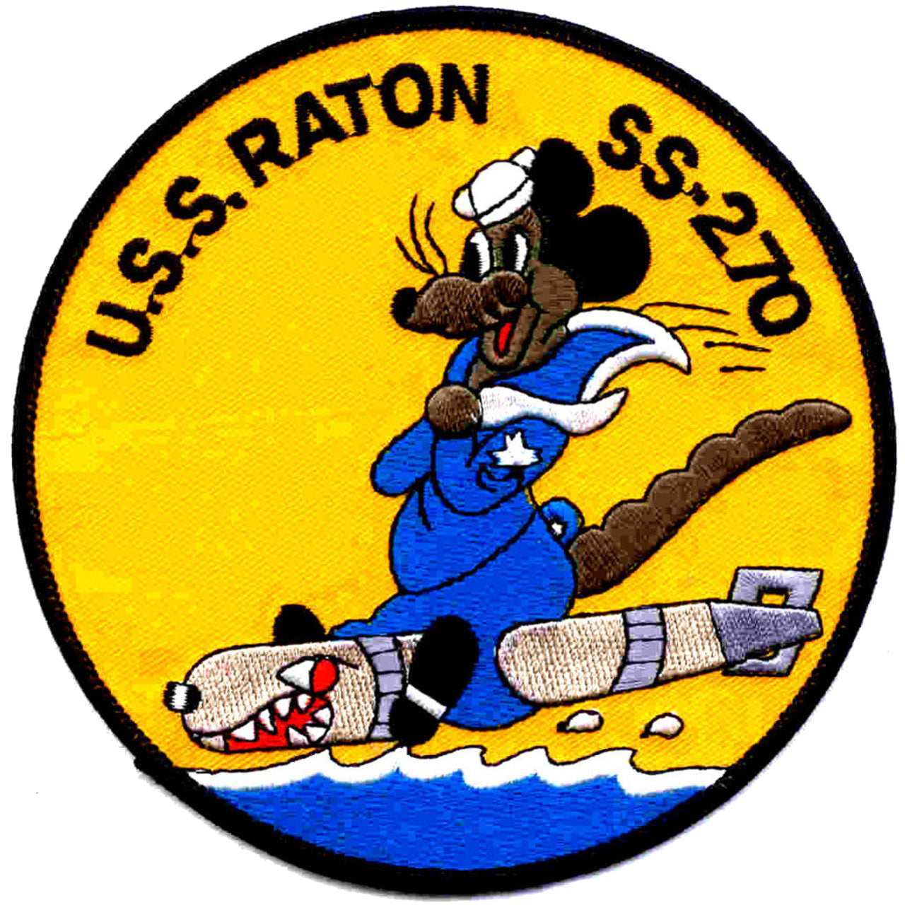 USS RATON SS 270 PATCH