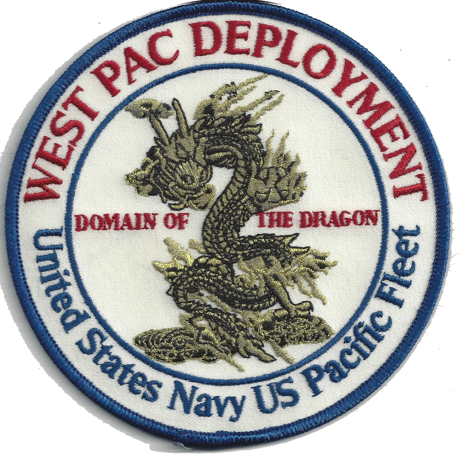 West Pac Deployment Domain of the Dragon PATCH