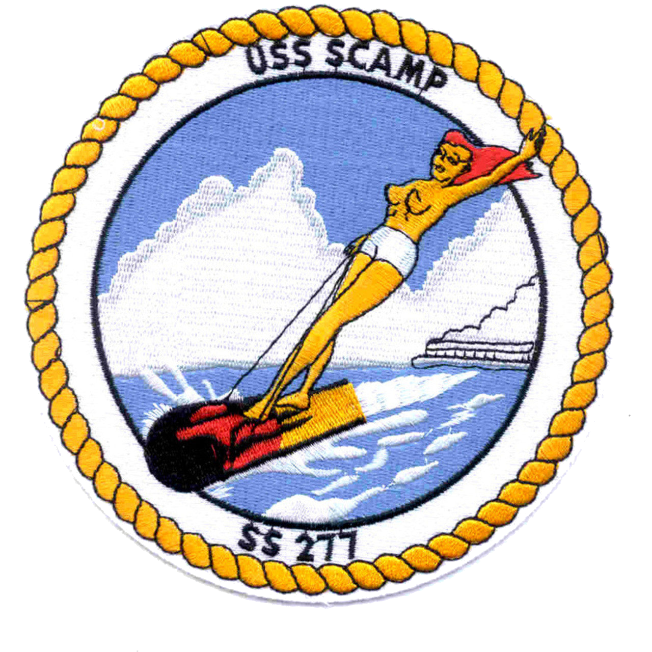 USS SCAMP SS 277 PATCH
