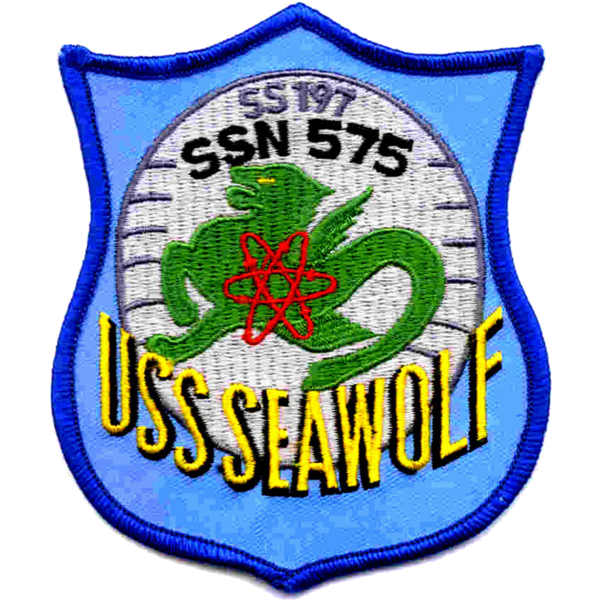 USS SEAWOLF SSN 575 PATCH