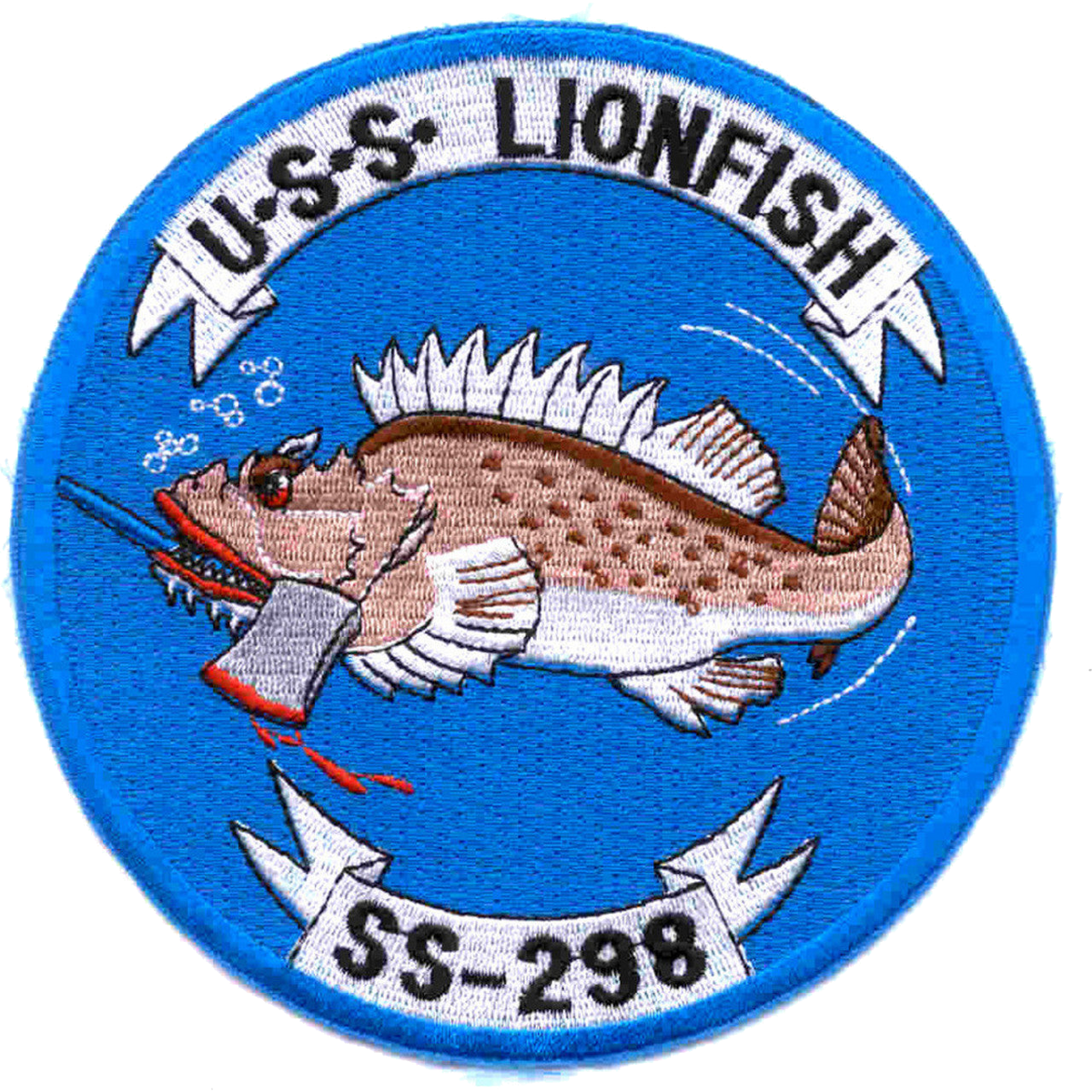 USS LIONFISH SS 298 PATCH