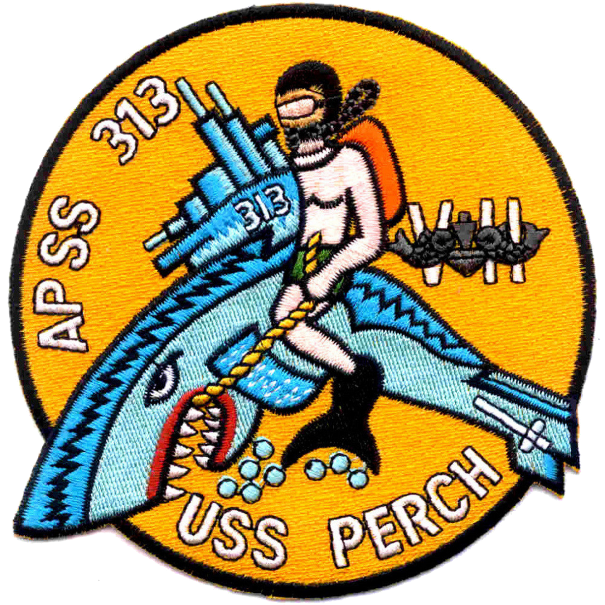 USS PERCH APSS 313 PATCH
