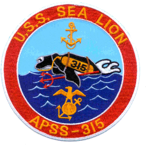 USS SEALION APSS 315 PATCH