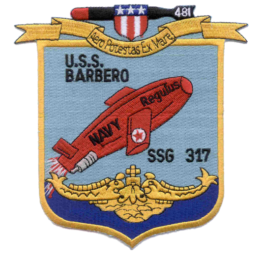 USS BARBERO SS 317 PATCH collection thumbnail