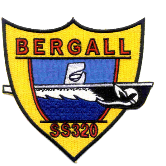 USS BERGALL SS 320 PATCH collection thumbnail