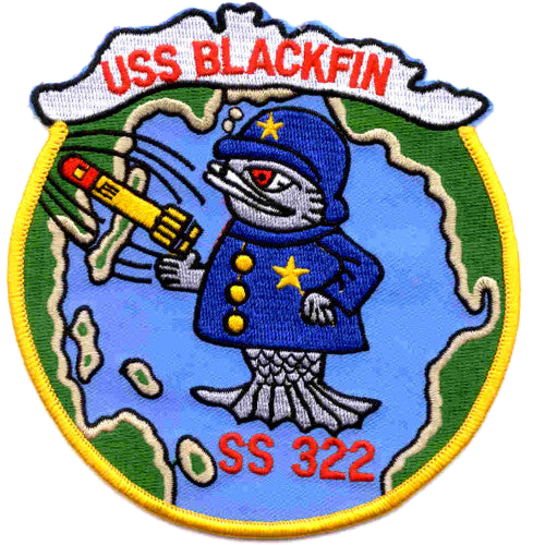 USS BLACKFIN SS 322 PATCH collection thumbnail