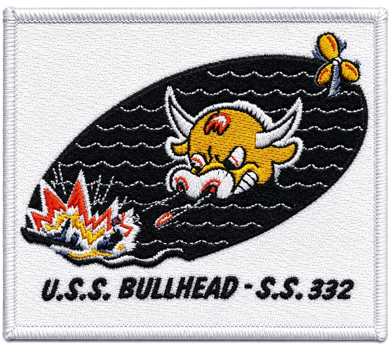 USS BULLHEAD SS 332 PATCH