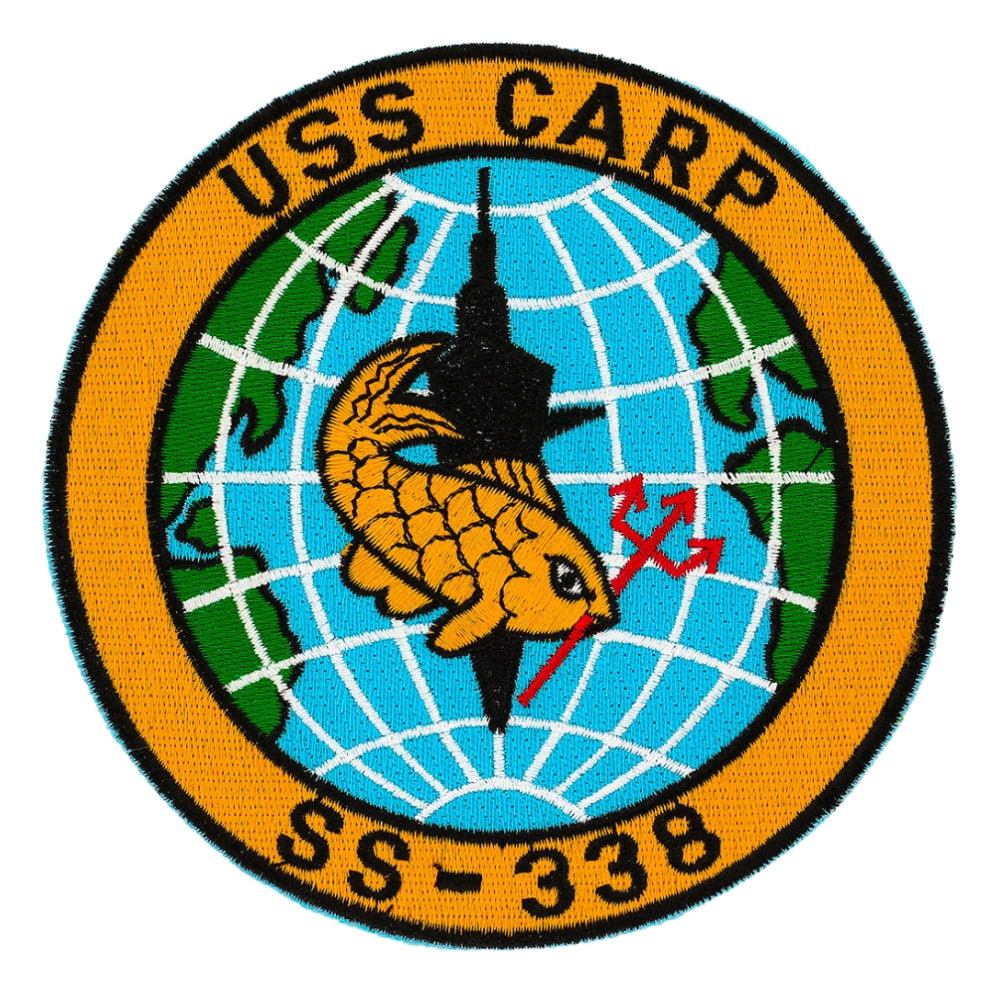 USS CARP SS 338 PATCH GOLBE