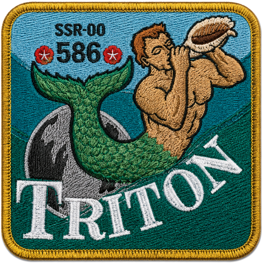 USS TRITON SSR(N) 585 PATCH