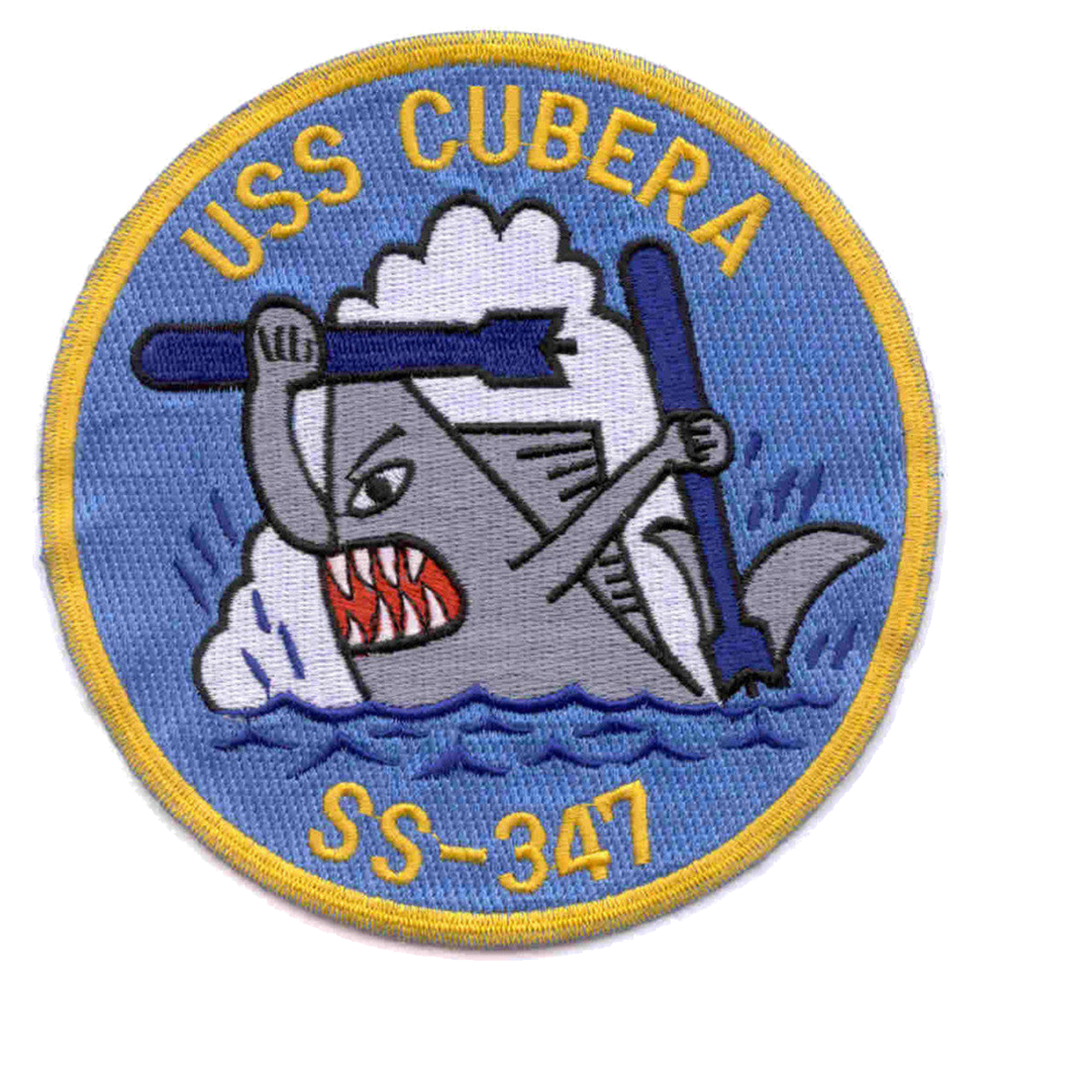USS CUBERA SS 347 PATCH