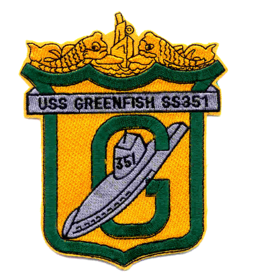USS GREENFISH SS 351 PATCH collection thumbnail