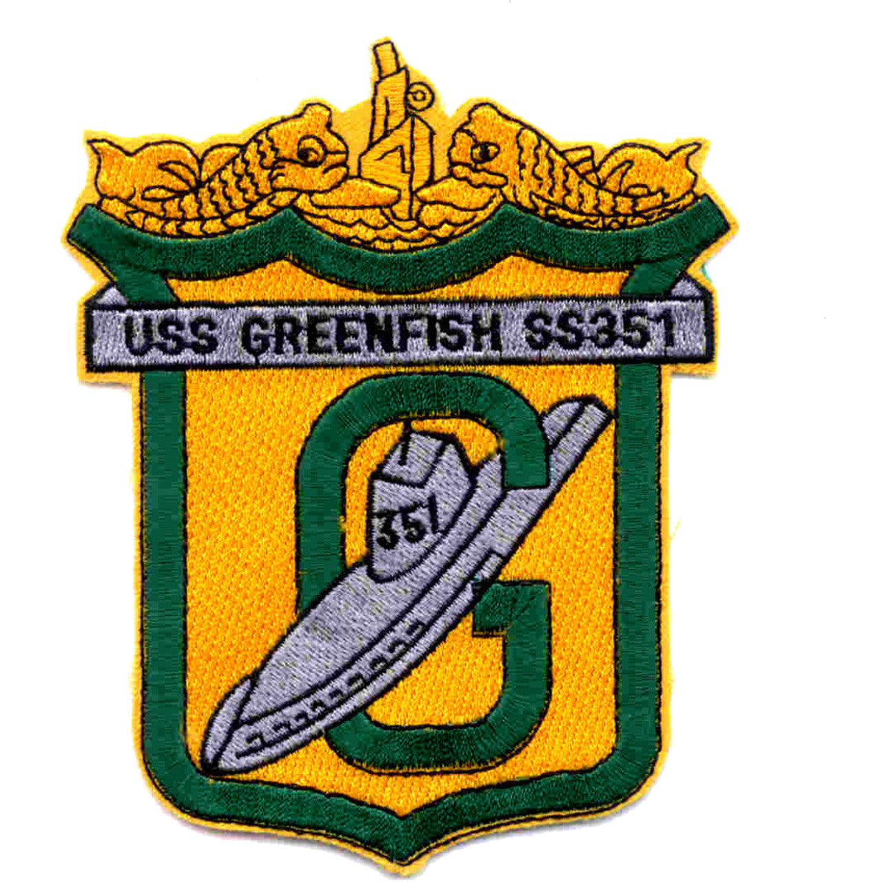 USS GREENFISH SS 351 PATCH