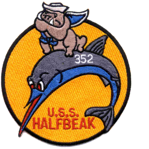 USS HALFBEAK SS 352 PATCH collection thumbnail