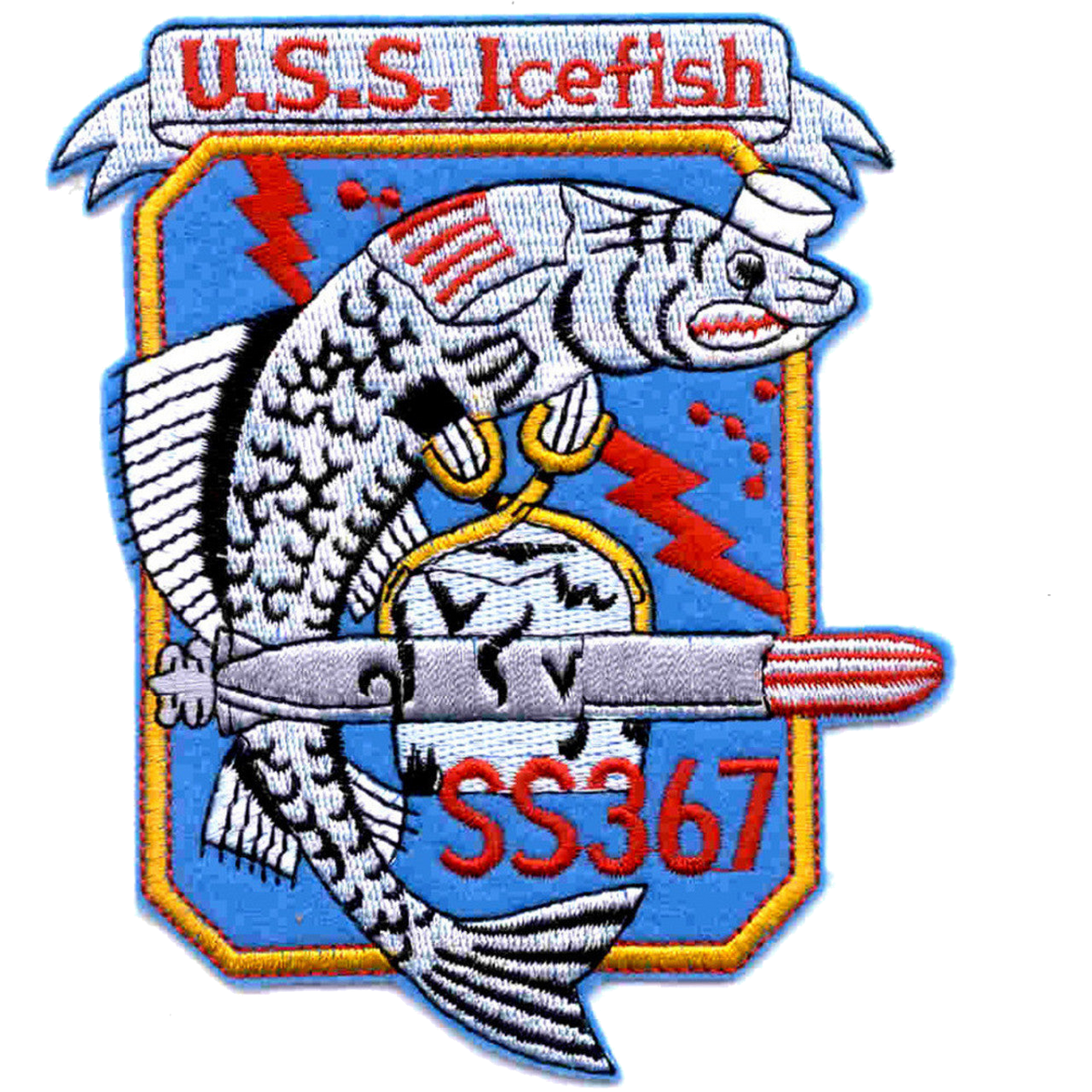 USS ICEFISH SS 367 PATCH