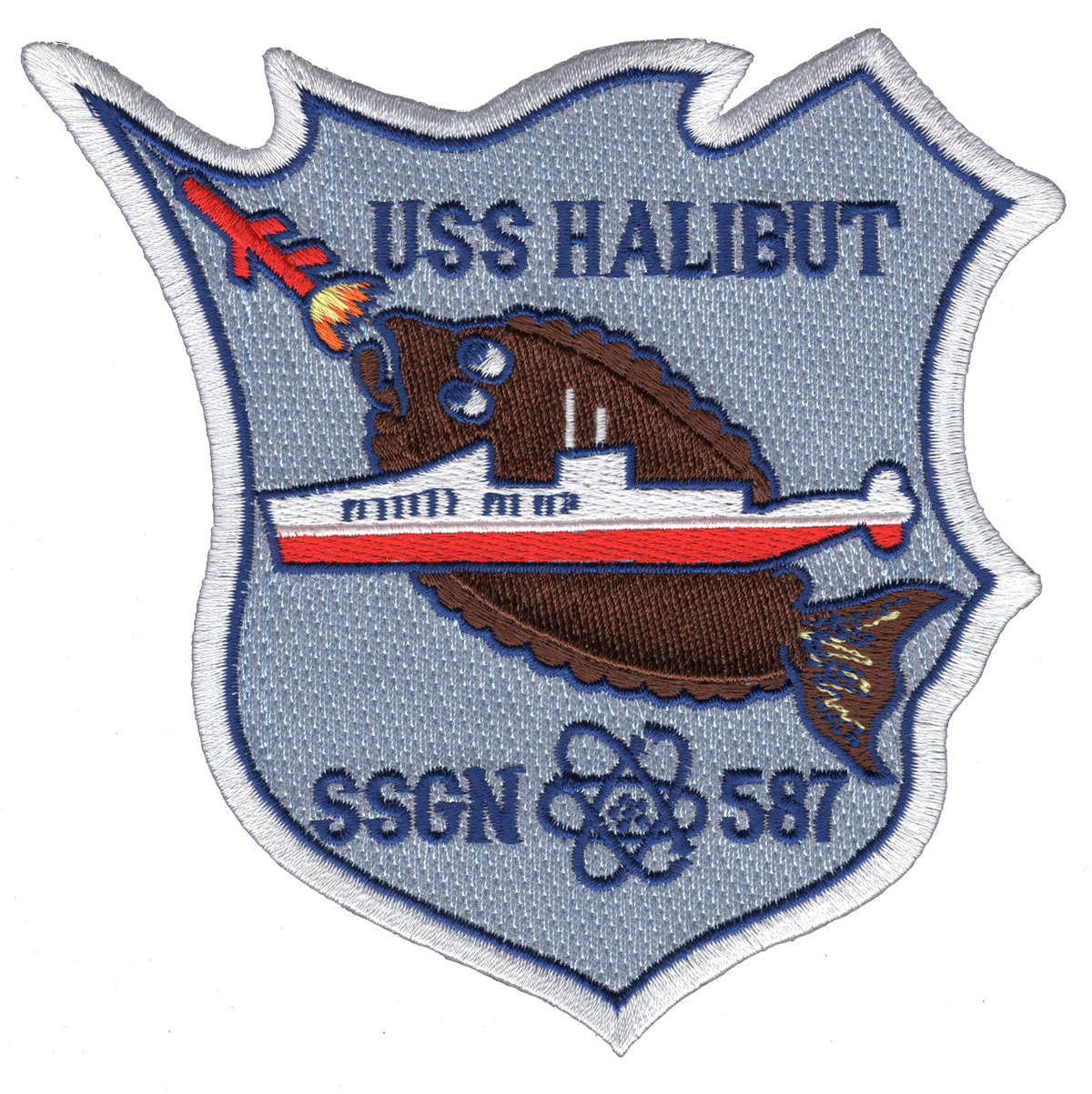 USS HALIBUT SSGN 587 PATCH
