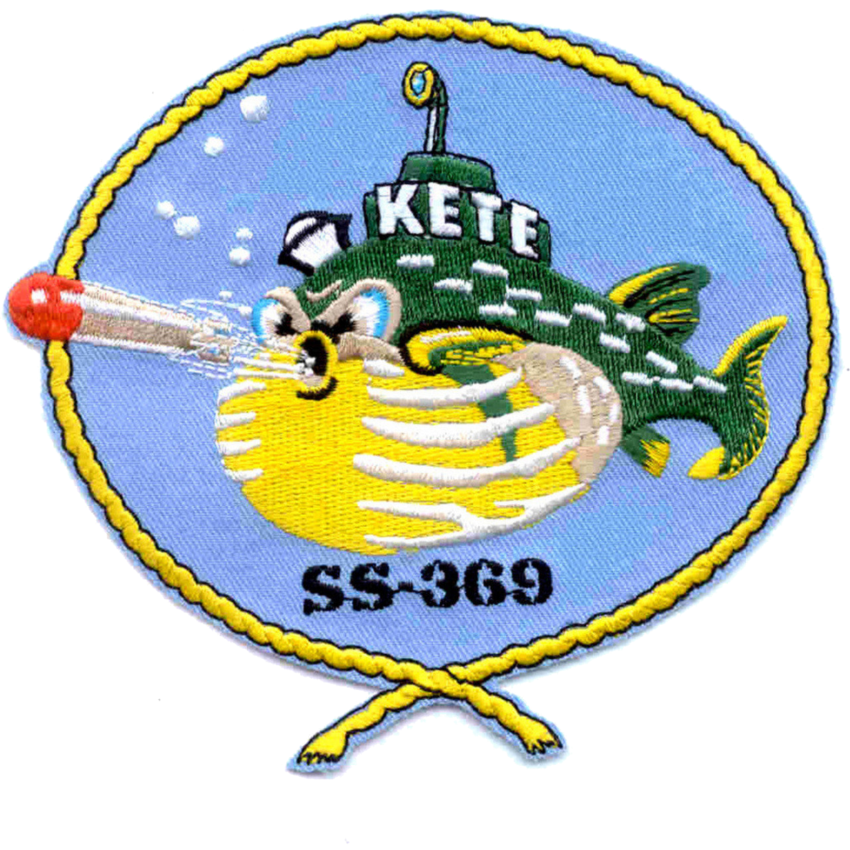 USS KETE SS 369 PATCH